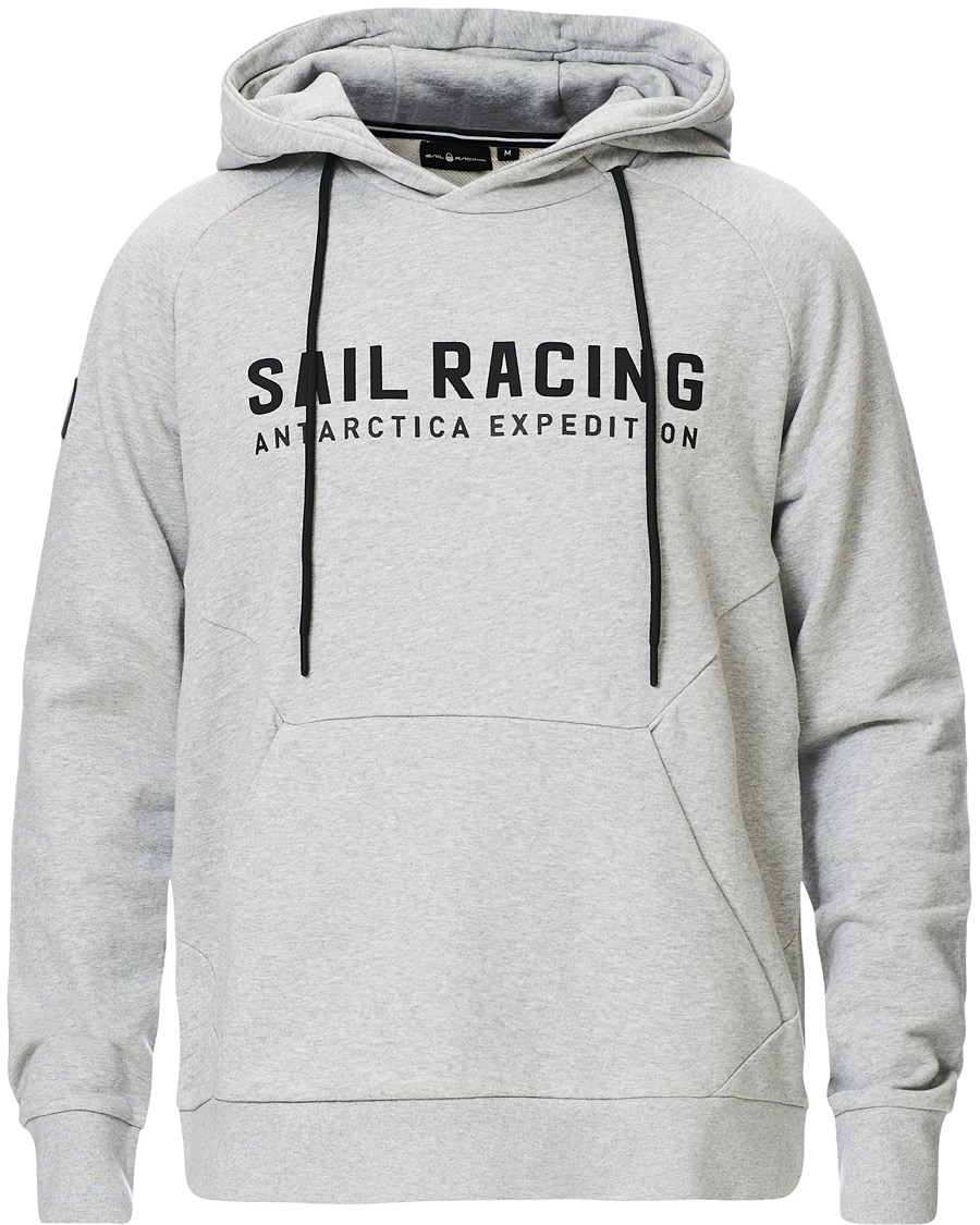 Sail Racing Antartica Hoodie Light Grey Melange hos