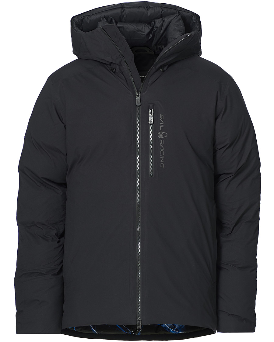 Men | Coats & Jackets | Sail Racing | Black Ice Gore-Tex Down Hooded Jacket Carbon
