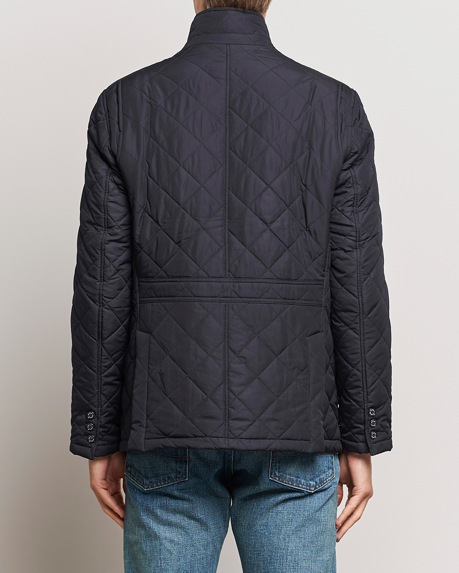 Barbour Lifestyle Quilted Lutz Jacket Navy hos