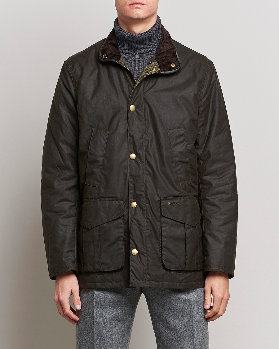 Mies |  | Barbour Lifestyle | Hereford Wax Jacket Olive