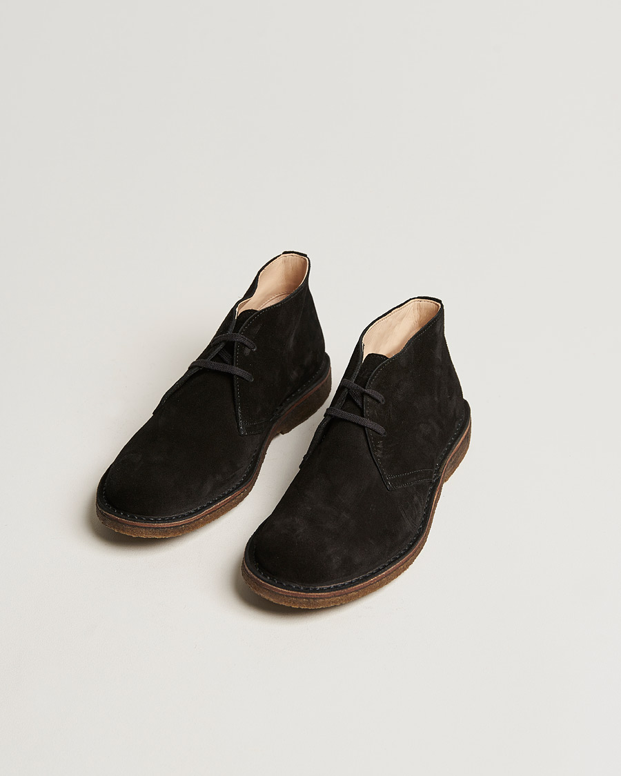 Men | Shoes | Astorflex | Greenflex Desert Boot Black Suede