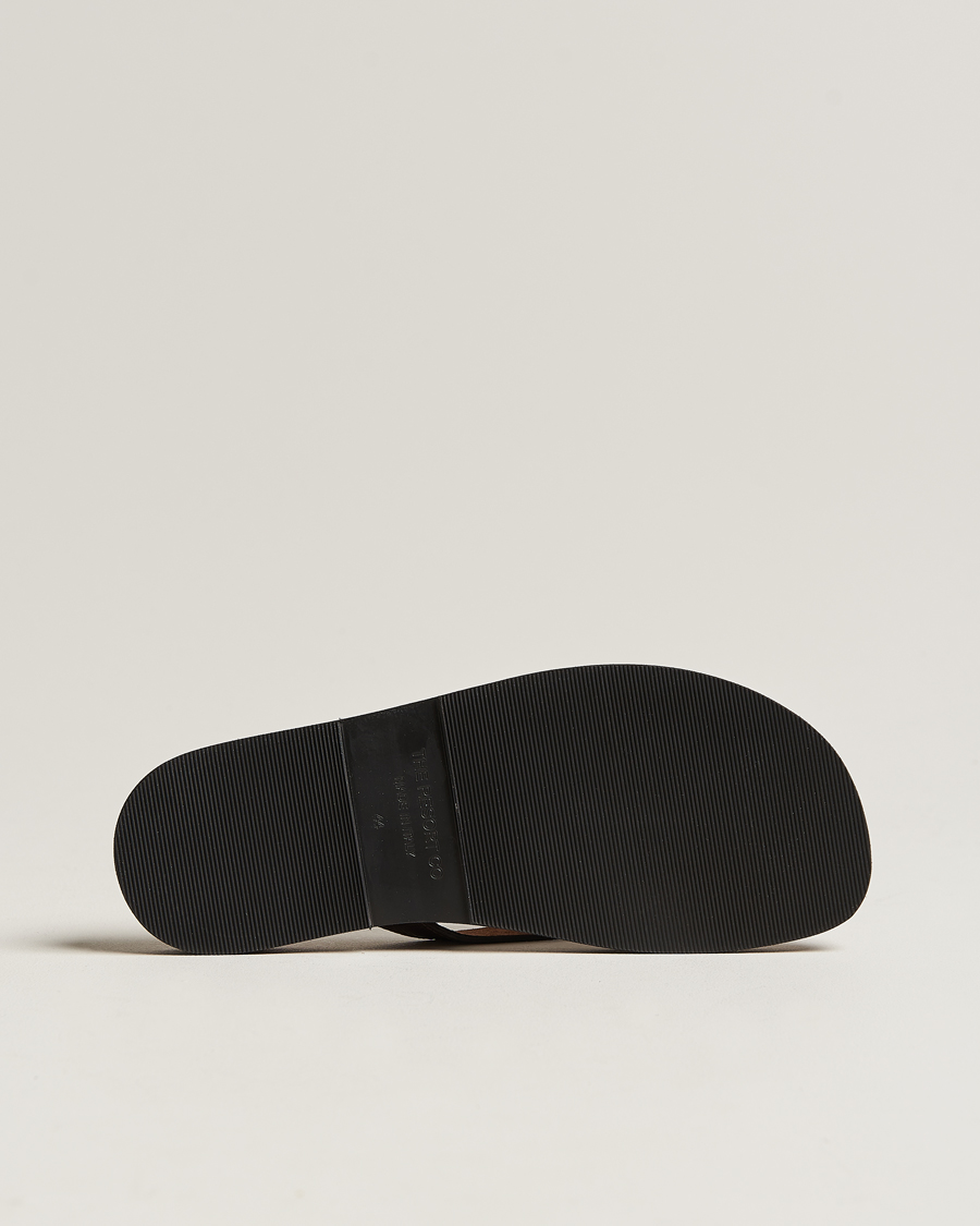 Men | The Resort Co Saffiano Leather Flip-Flop Brown | The Resort Co | Saffiano Leather Flip-Flop Brown