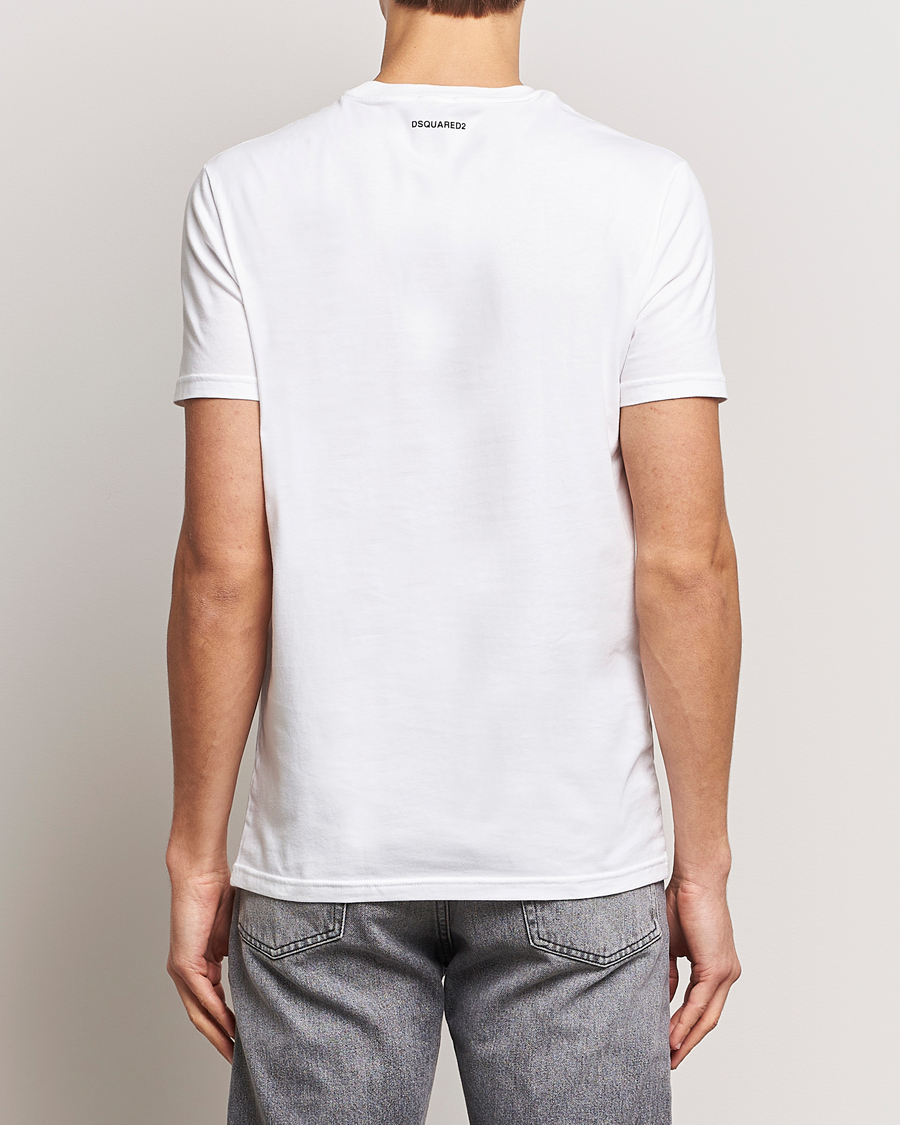 Men | T-Shirts | Dsquared2 | 2-Pack Cotton Stretch Crew Neck Tee White