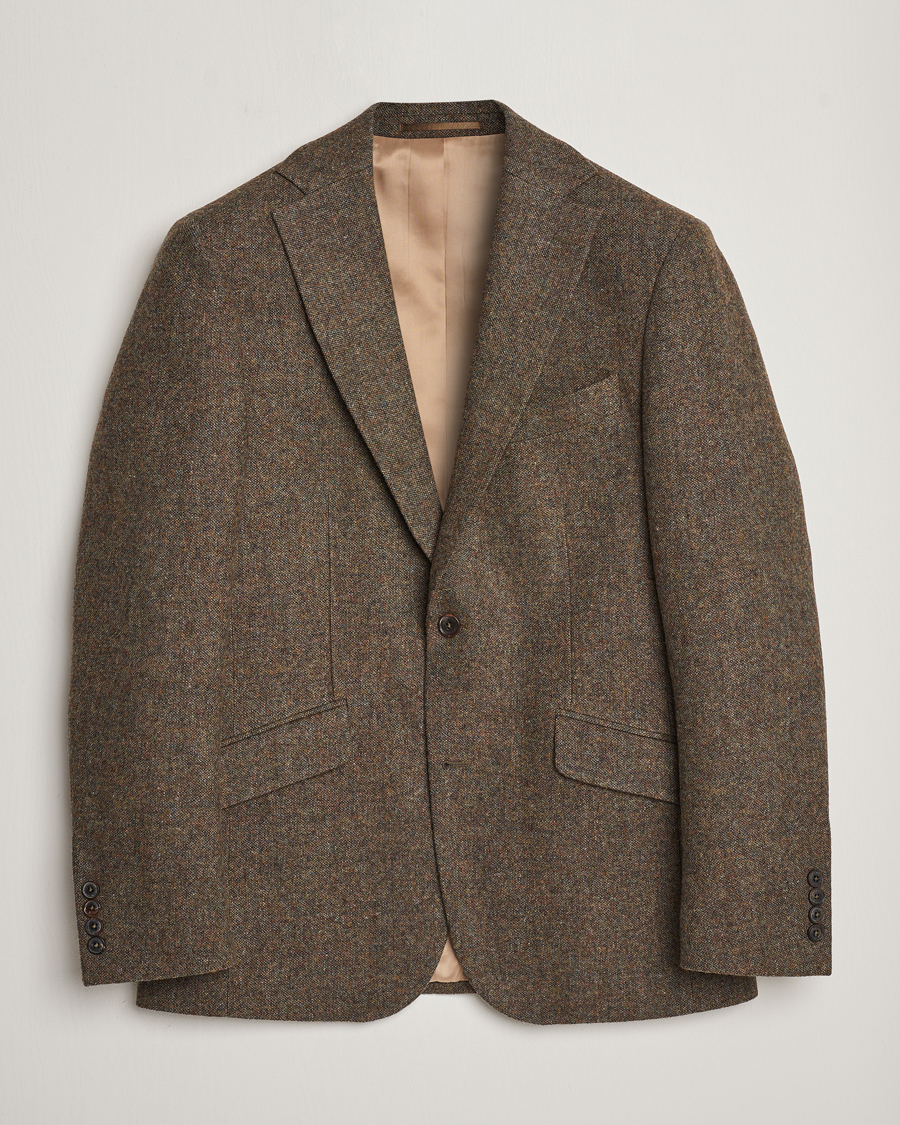 Men | Blazers | Walker Slater | Edward Wool Donegal Blazer Moss Green