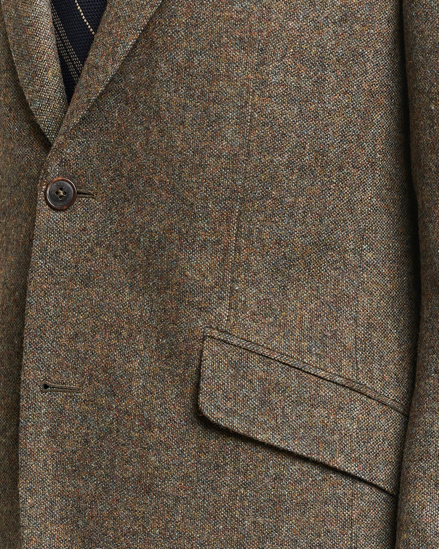 Men | Blazers | Walker Slater | Edward Wool Donegal Blazer Moss Green