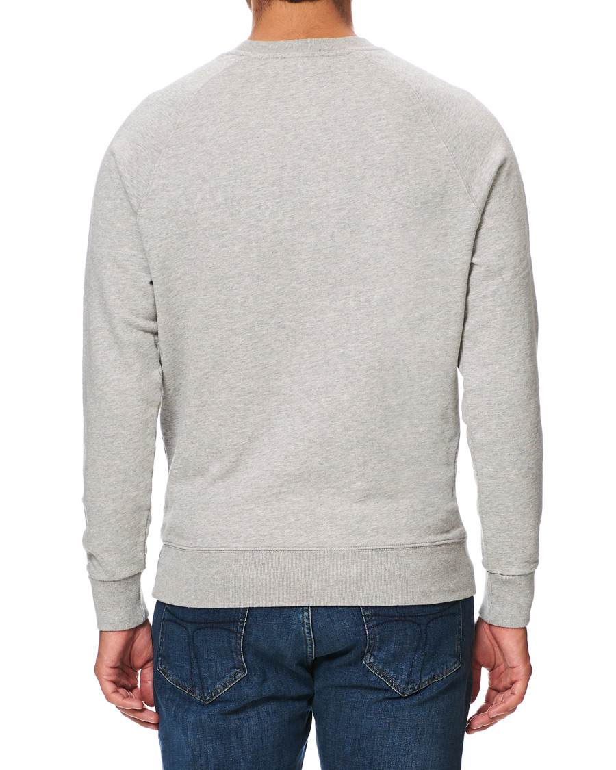 Men | Sweaters & Knitwear | Maison Kitsuné | Parisien Sweatshirt Grey Melange