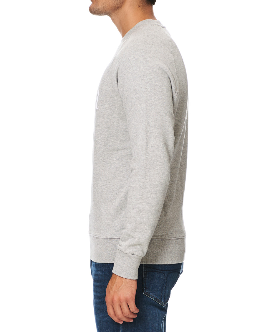Men | Sweaters & Knitwear | Maison Kitsuné | Parisien Sweatshirt Grey Melange