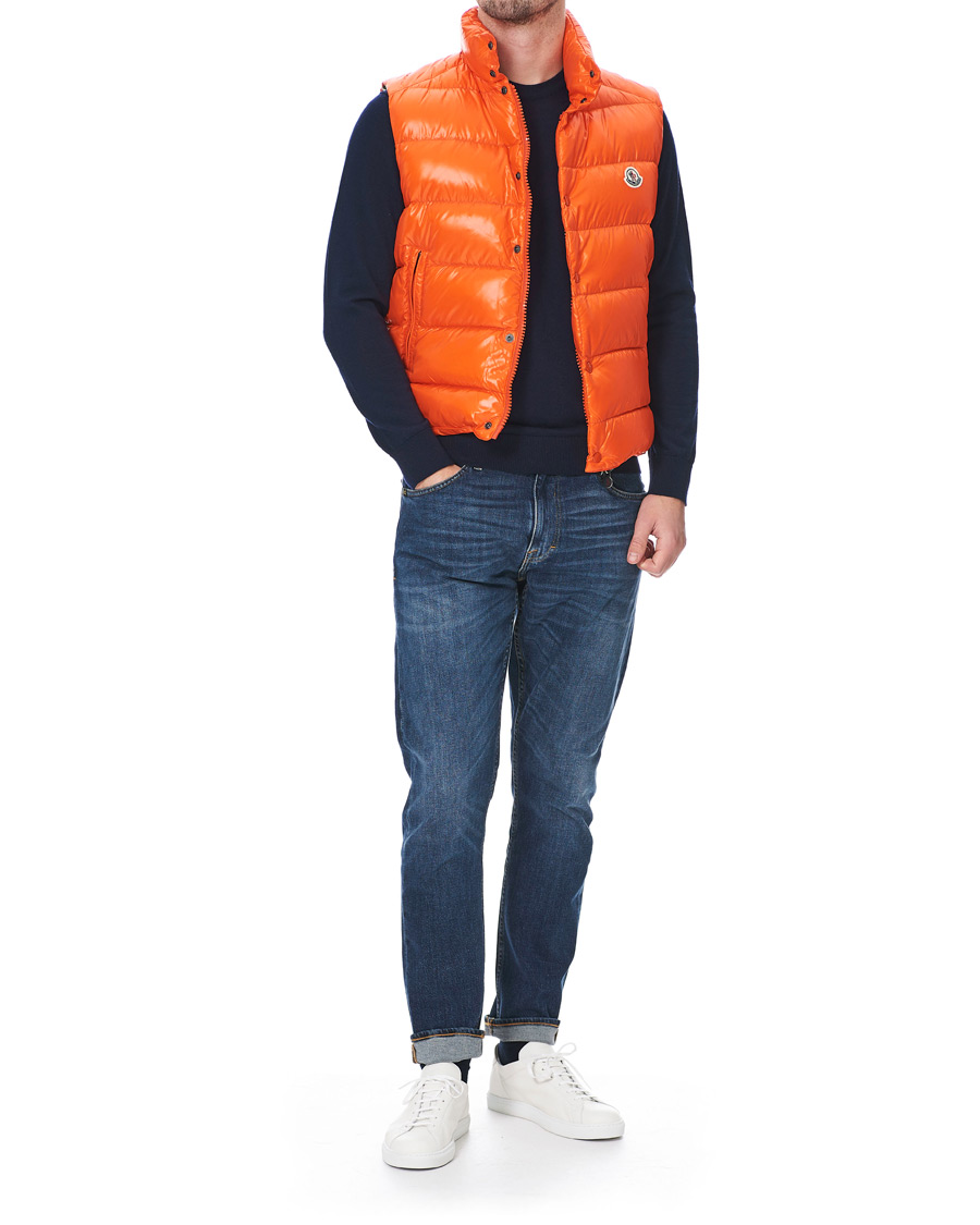 Men | Coats & Jackets | Moncler | Tib Down Gilet Orange