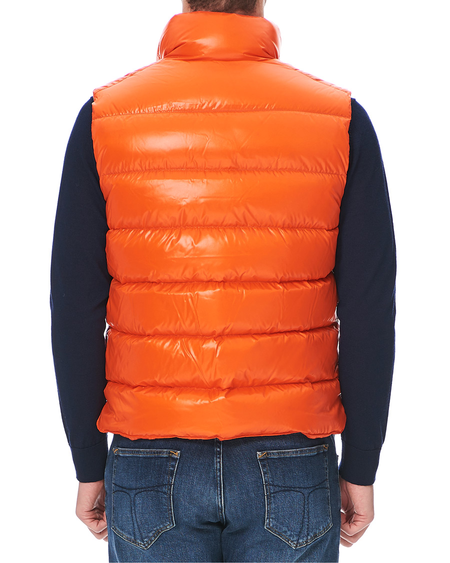 Men | Coats & Jackets | Moncler | Tib Down Gilet Orange