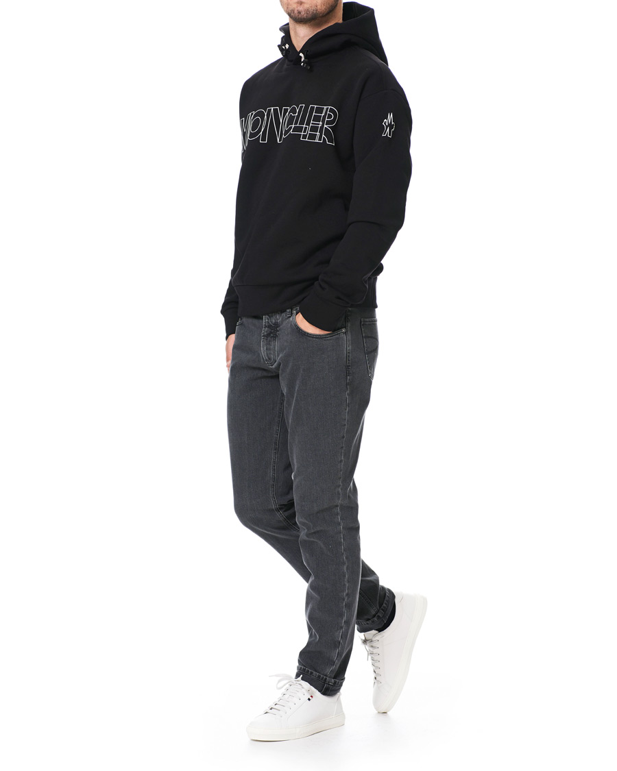 Men | Moncler New Monaco Sneaker White Calf | Moncler | New Monaco Sneaker White Calf