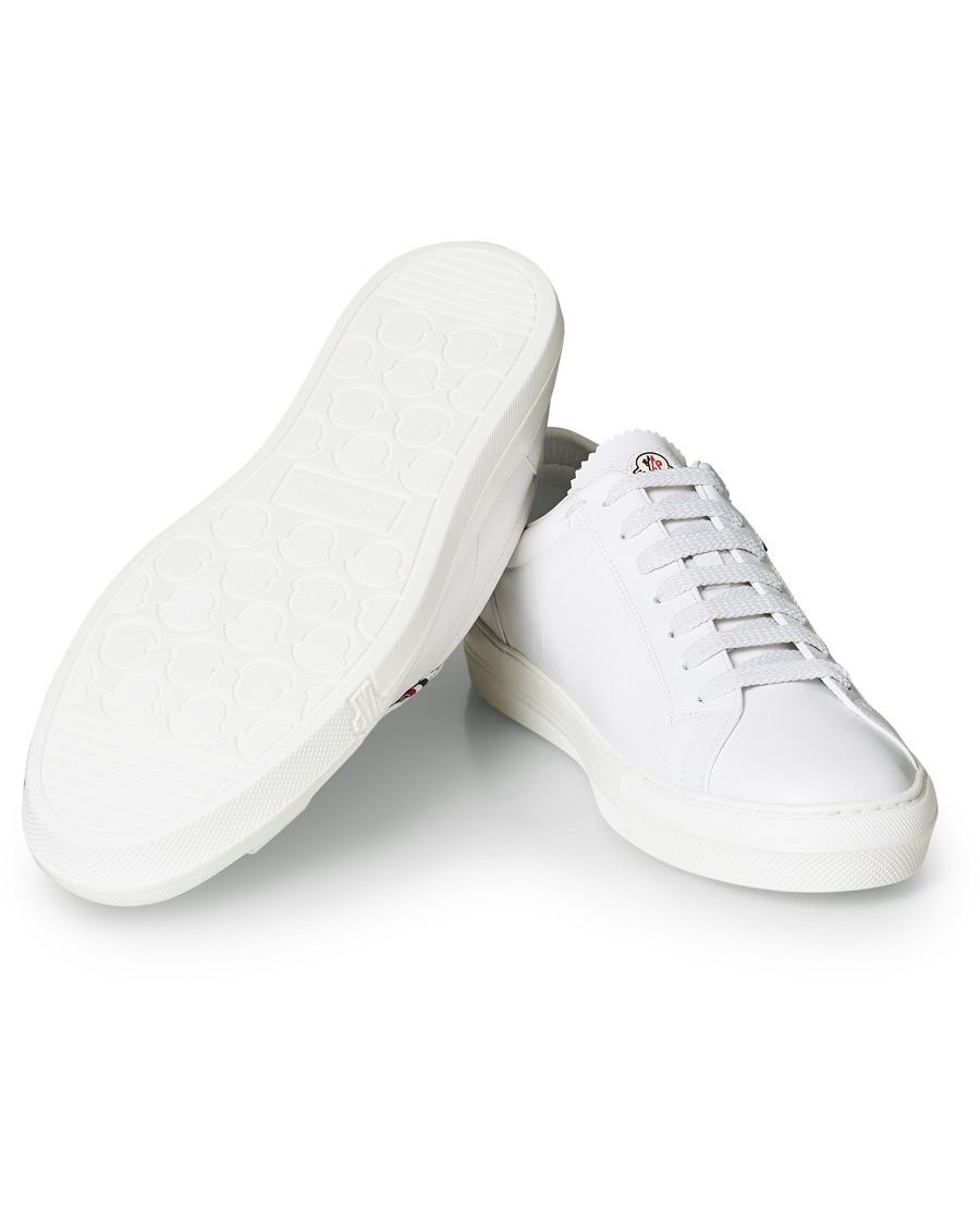 Men | Moncler New Monaco Sneaker White Calf | Moncler | New Monaco Sneaker White Calf