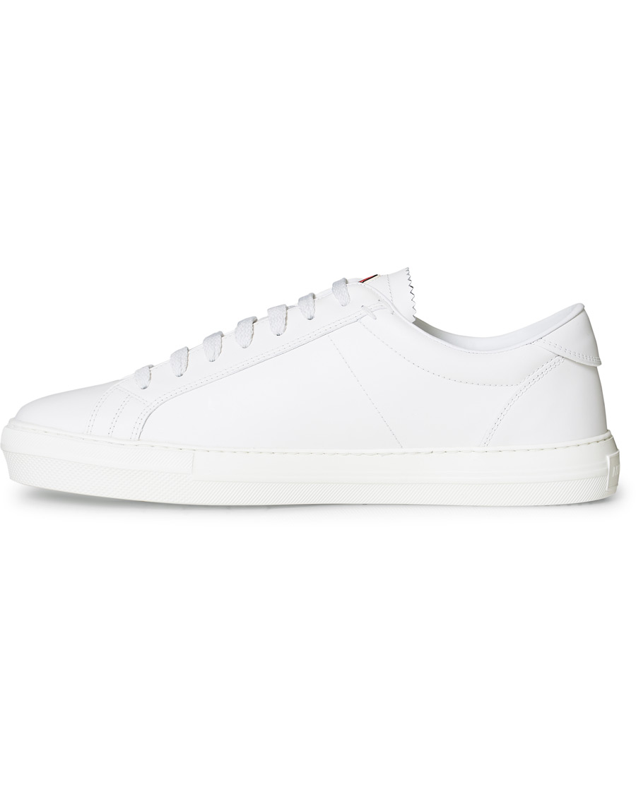 Men | Moncler New Monaco Sneaker White Calf | Moncler | New Monaco Sneaker White Calf