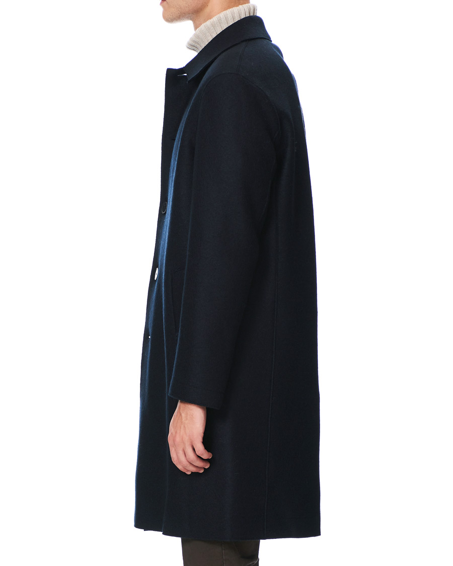 Mens Clothing Coats Short coats for Men Harris Wharf London Wool Coat in Dark Blue Blue 