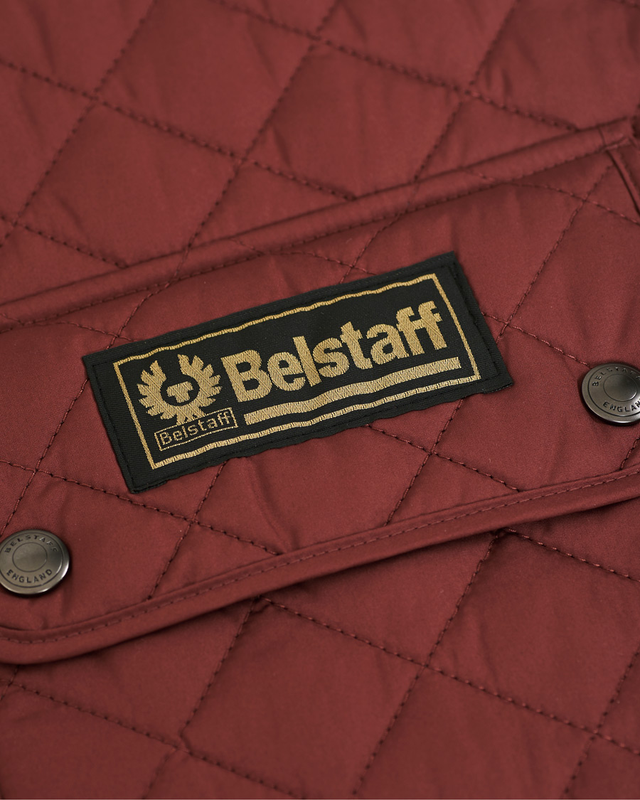 Men | Coats & Jackets | Belstaff | Waistcoat Quilted Burnished Red