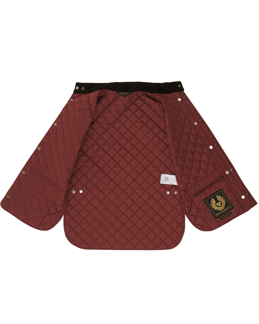 Men | Coats & Jackets | Belstaff | Waistcoat Quilted Burnished Red