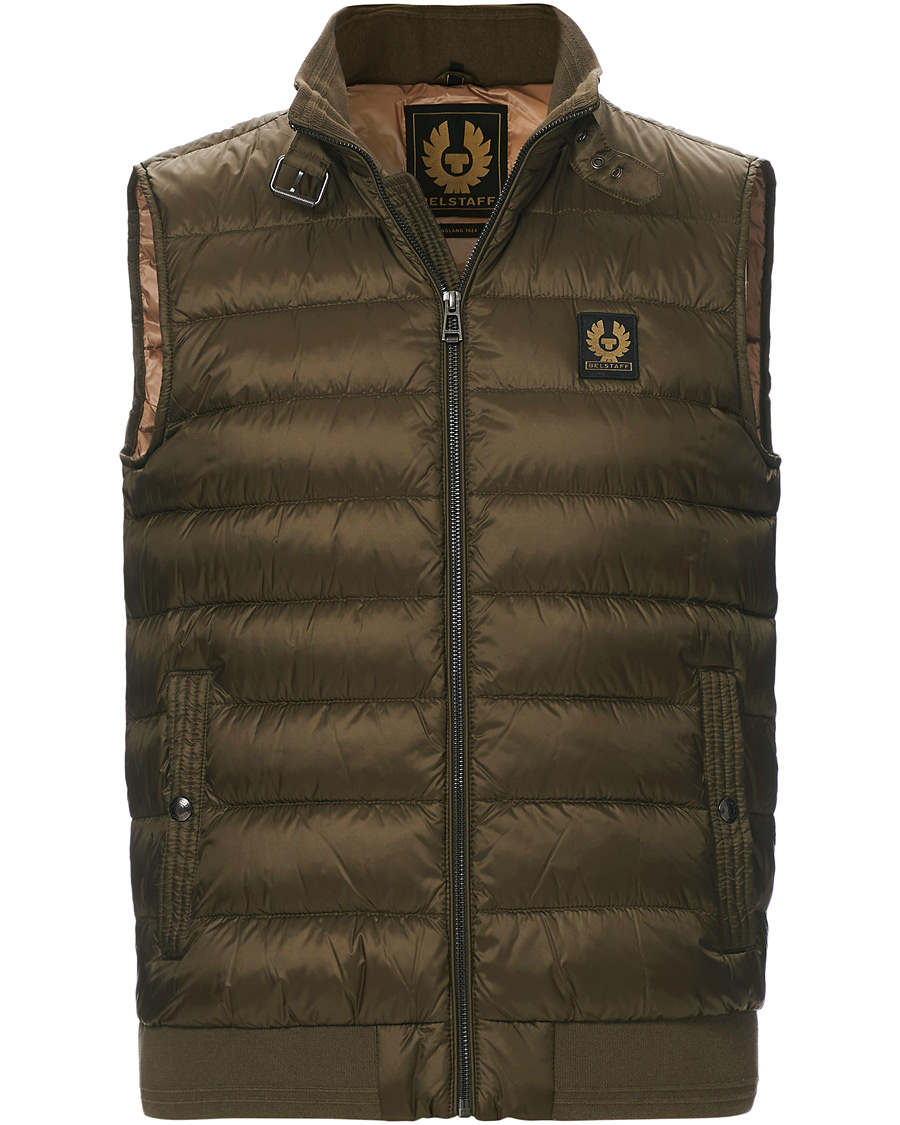 Men | Coats & Jackets | Belstaff | Circut Lightweight Vest Salvia