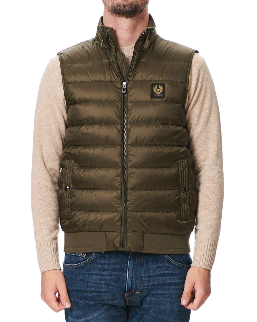 Men | Coats & Jackets | Belstaff | Circut Lightweight Vest Salvia