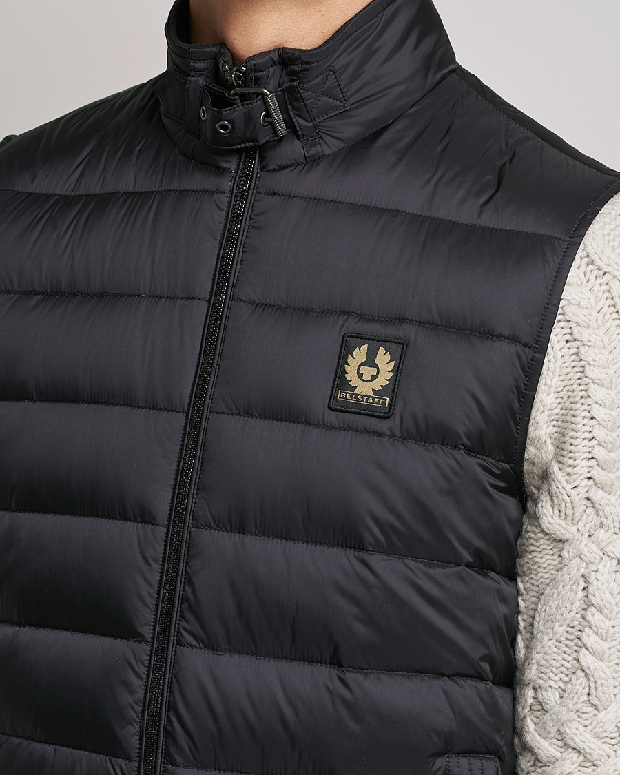 Men | Gilets | Belstaff | Circuit Padded Gilet Black