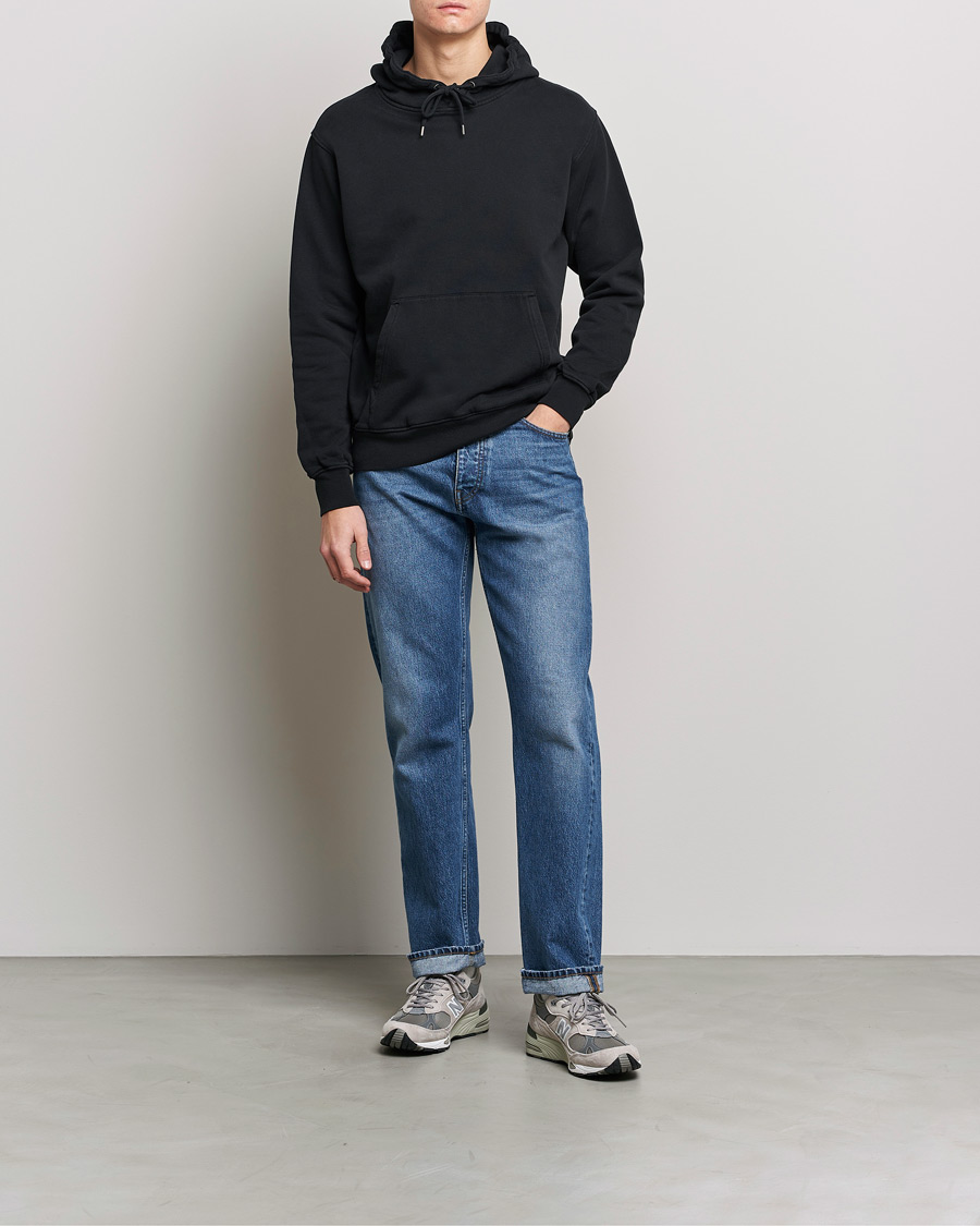 Men | Sweaters & Knitwear | Colorful Standard | Classic Organic Hood Deep Black