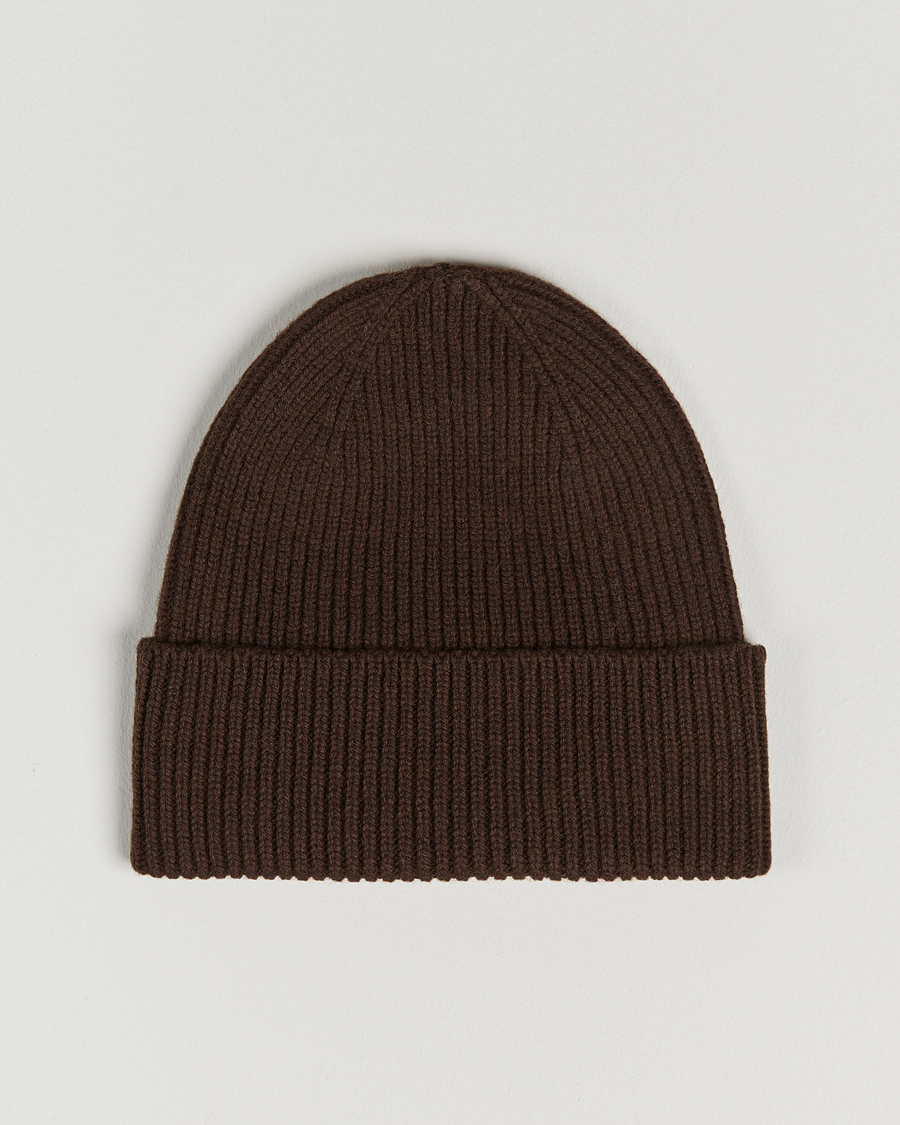 Men | Beanies | Colorful Standard | Merino Wool Beanie Coffee Brown