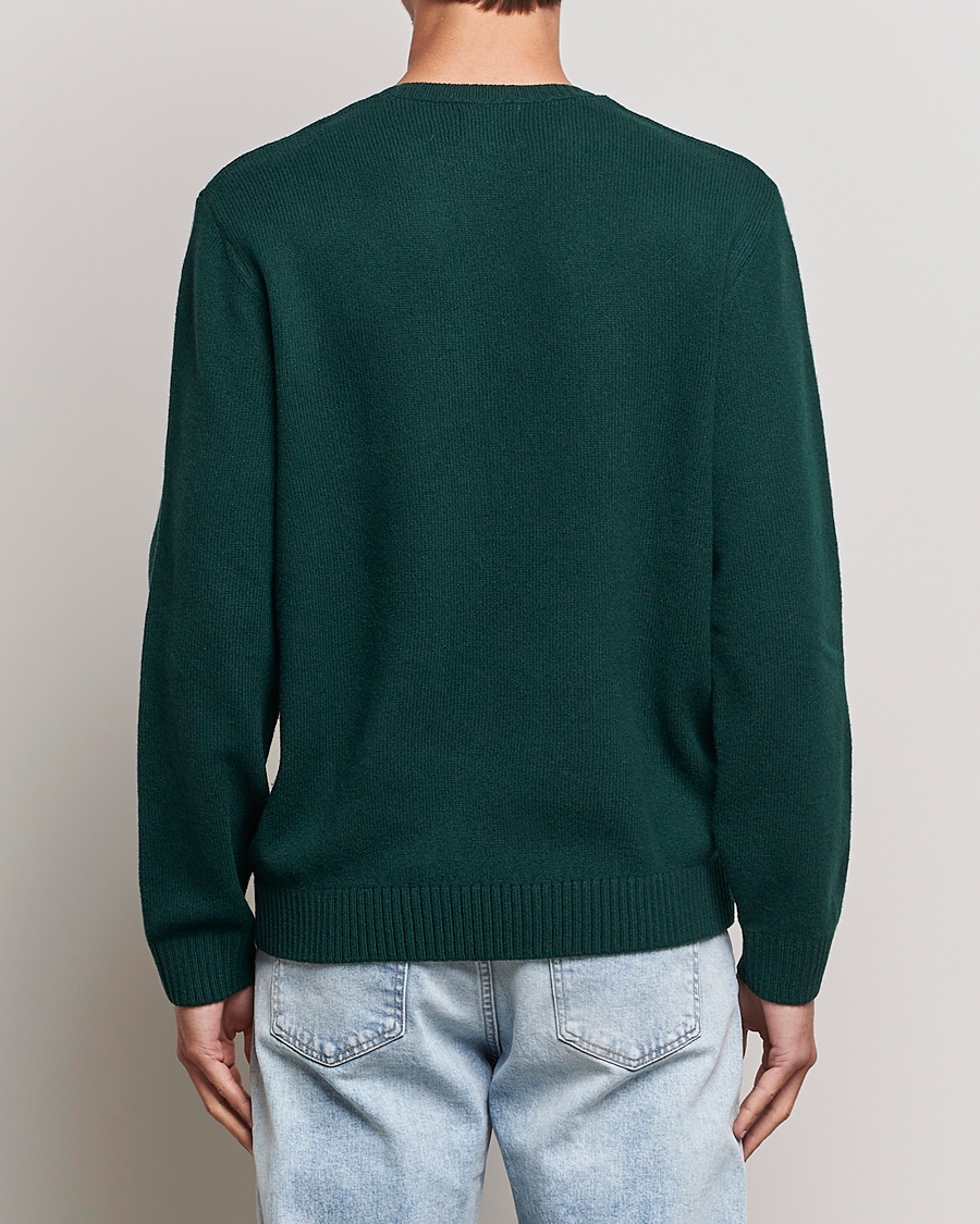Men | Sweaters & Knitwear | Colorful Standard | Classic Merino Wool Crew Neck Emerald Green