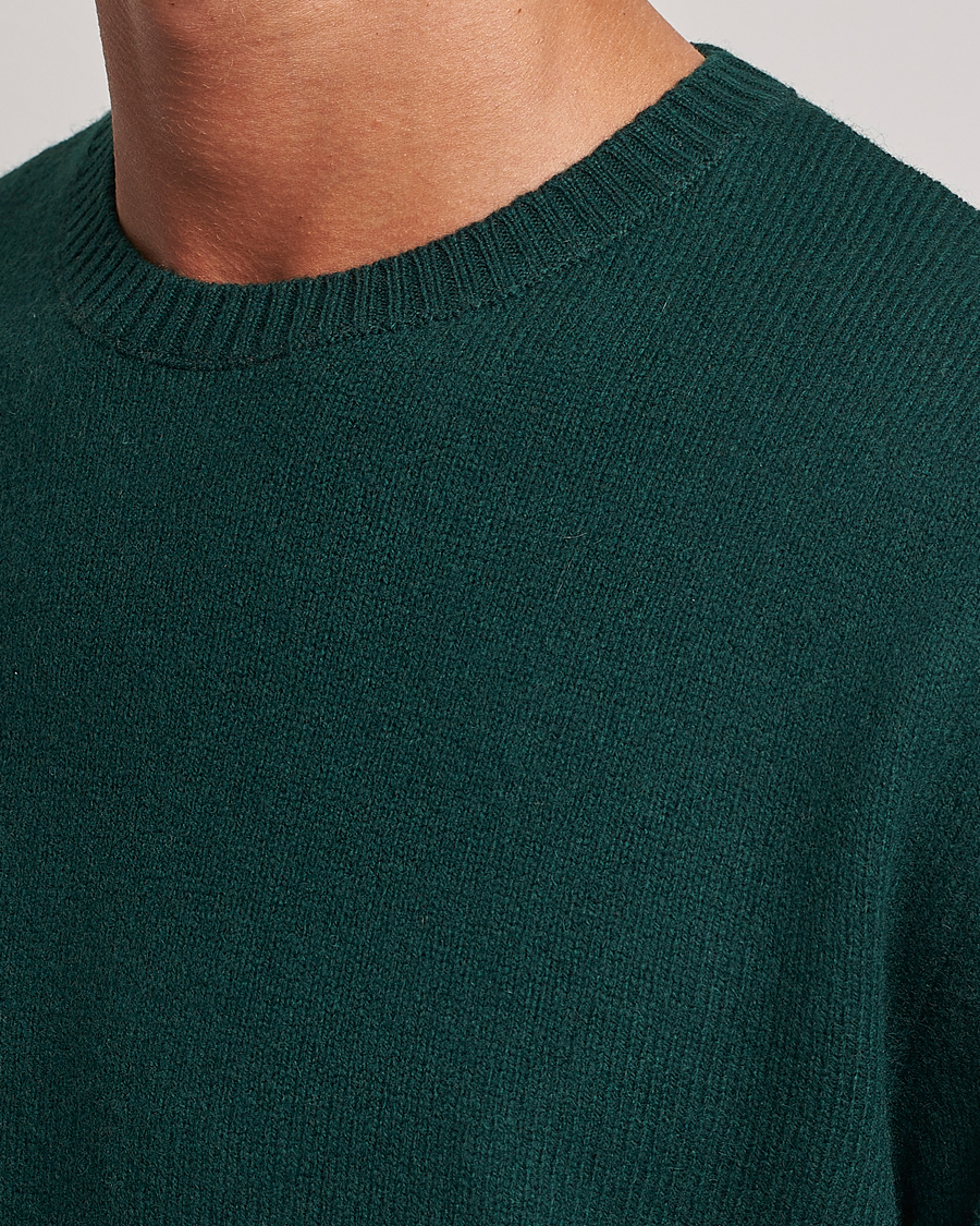 Men | Sweaters & Knitwear | Colorful Standard | Classic Merino Wool Crew Neck Emerald Green