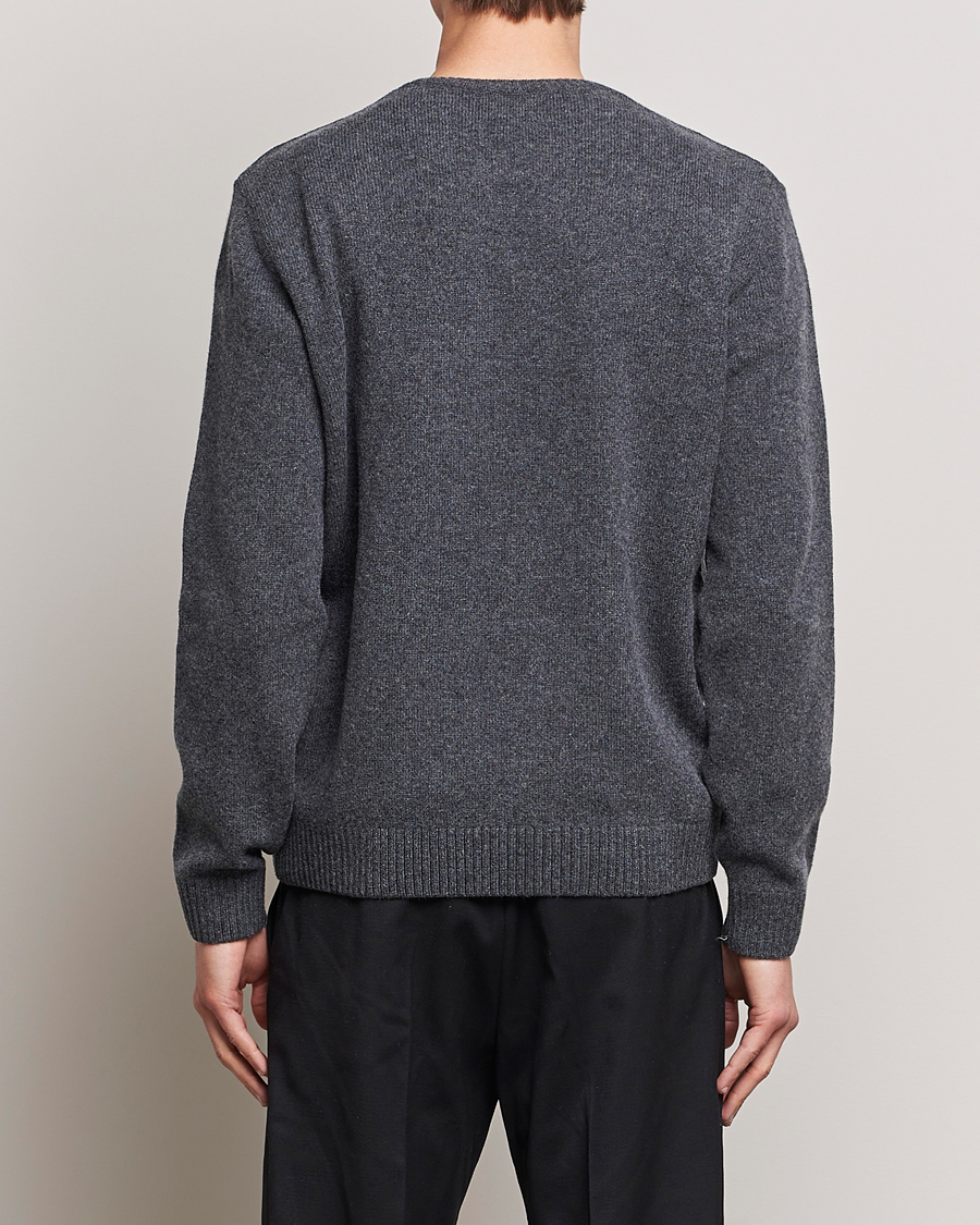Men | Sweaters & Knitwear | Colorful Standard | Classic Merino Wool Crew Neck Lava Grey