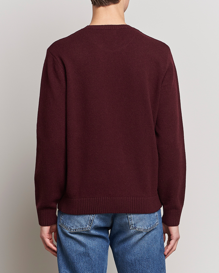 Men | Sweaters & Knitwear | Colorful Standard | Classic Merino Wool Crew Neck Oxblood Red