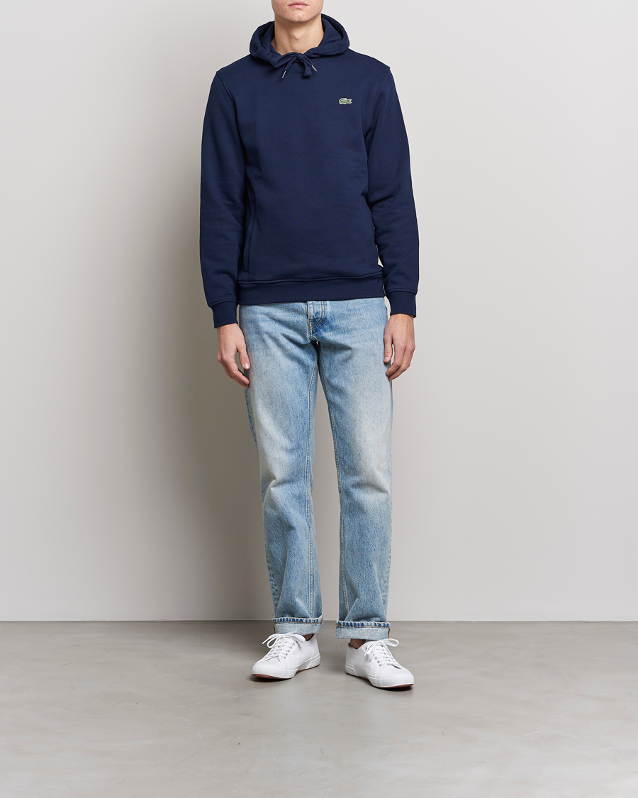Men | Sweaters & Knitwear | Lacoste | Hoodie Navy Blue
