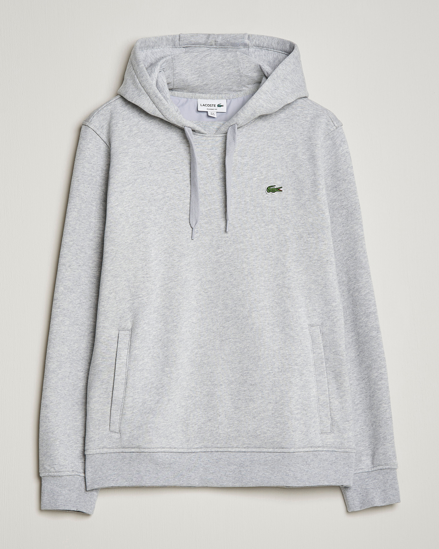 Men | Sweaters & Knitwear | Lacoste | Hoodie Silver Chine