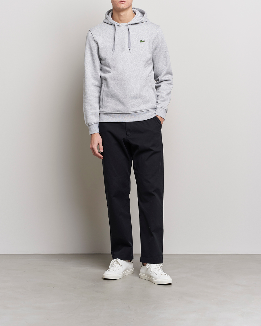 Men | Sweaters & Knitwear | Lacoste | Hoodie Silver Chine