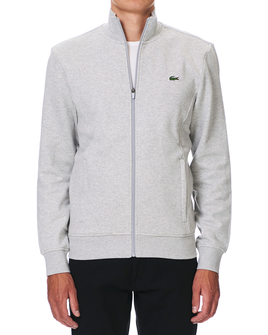 Lacoste Sport Full Zip Sweater Argent 