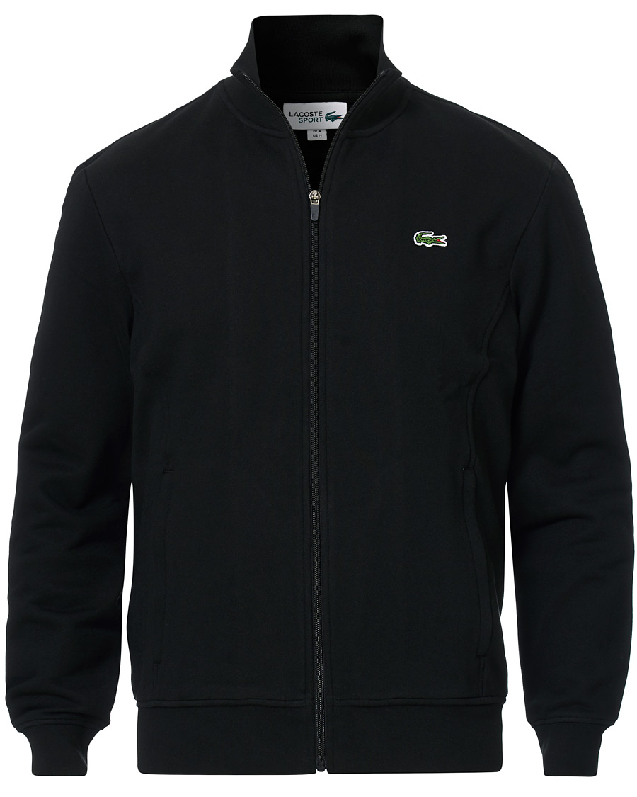 Men |  | Lacoste Sport | Full Zip Sweater Black