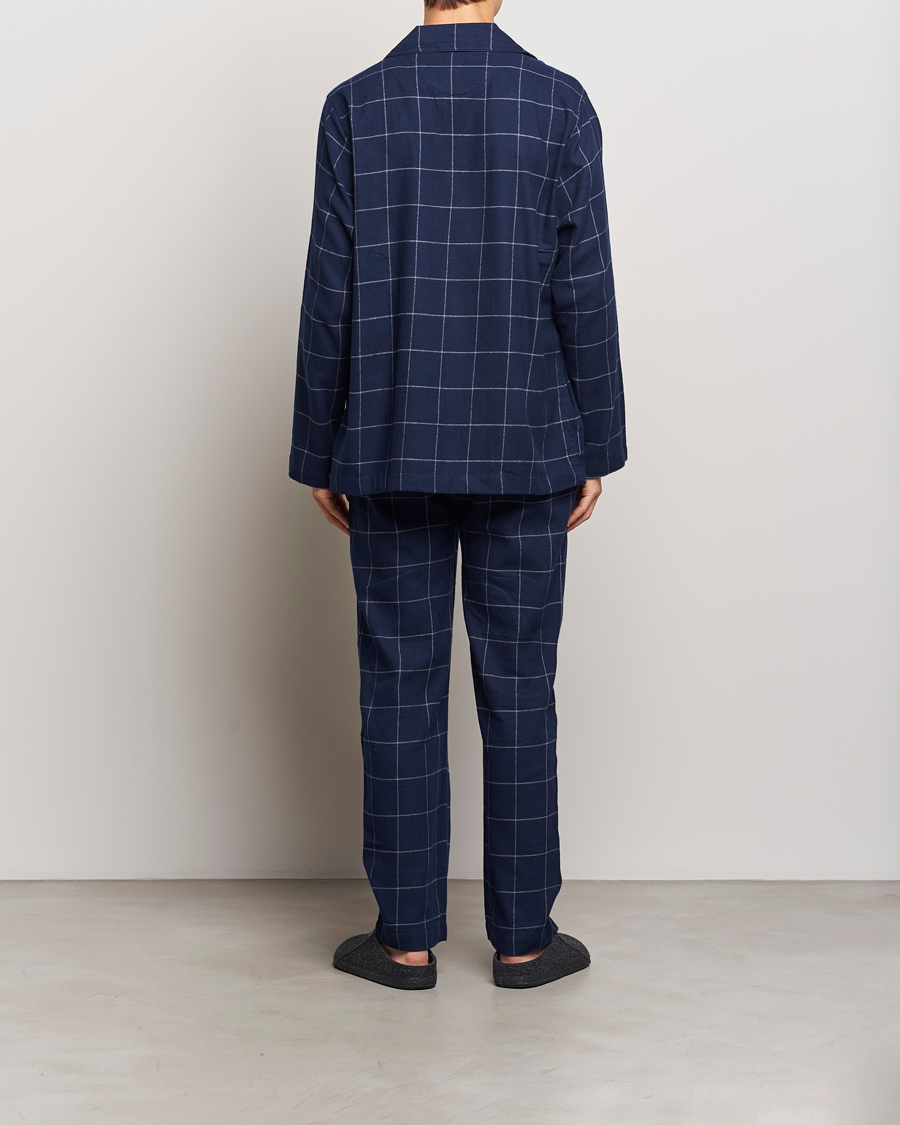 Men | Pyjamas & Robes | Polo Ralph Lauren | Pyjama Set Navy Windowpane