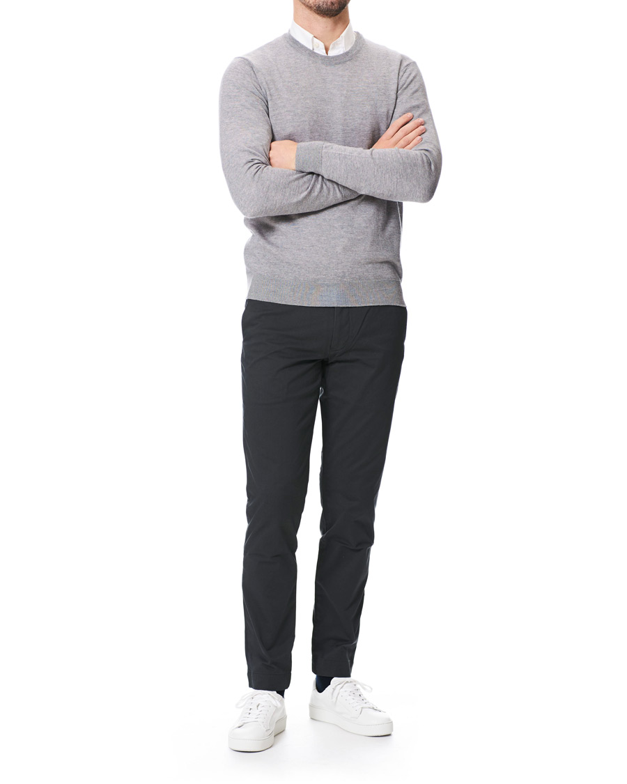 Men | Trousers | Polo Ralph Lauren | Slim Fit Stretch Chinos Black Mask