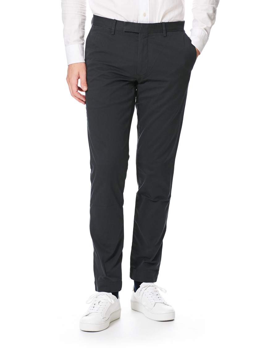 Men | Trousers | Polo Ralph Lauren | Slim Fit Stretch Chinos Black Mask