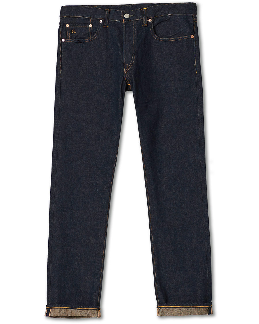 RRL Slim Fit Selvedge Jeans Once Washed 3 hos CareOfCarl.com