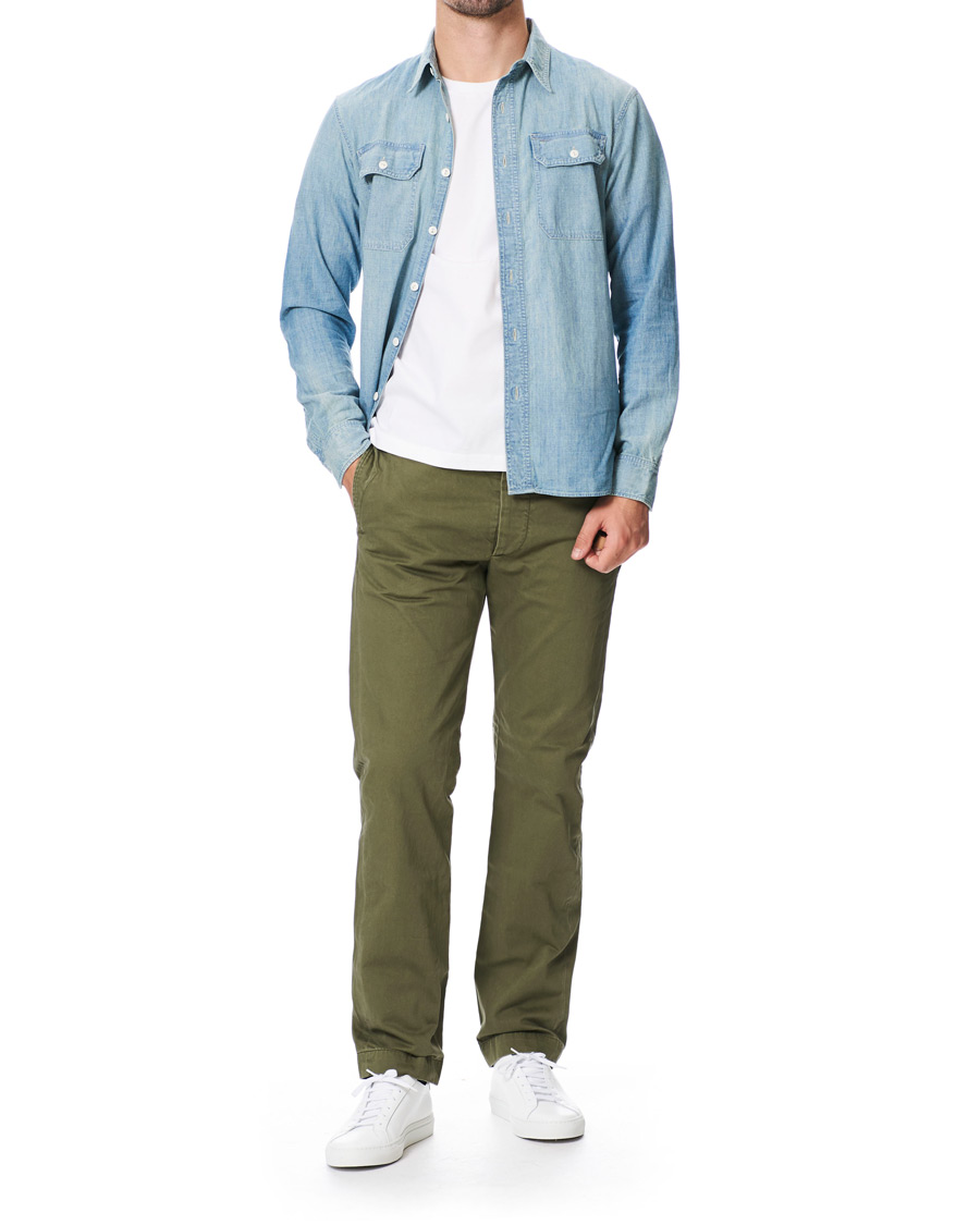 Men | Trousers | RRL | Officer Chino Olive