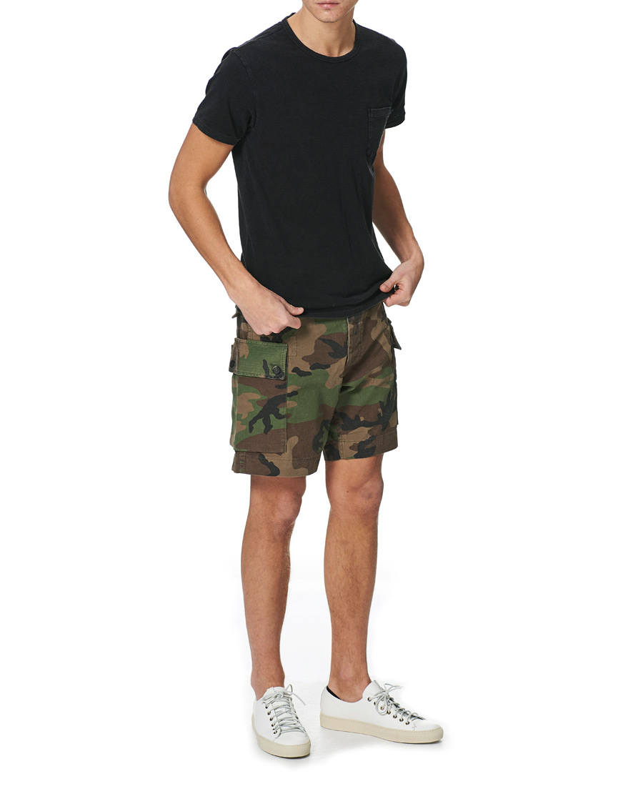 Men | T-Shirts | RRL | Washed Pocket Tee Black Indigo