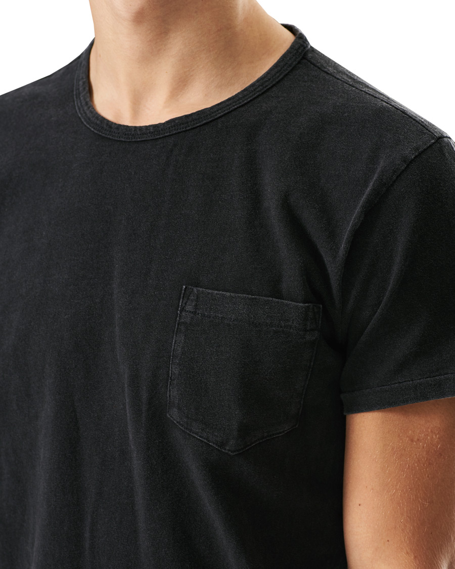 Men | T-Shirts | RRL | Washed Pocket Tee Black Indigo