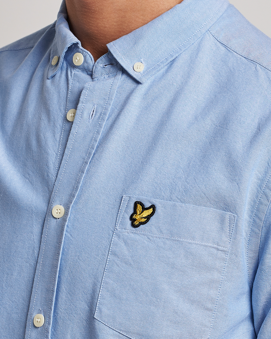 Men | Shirts | Lyle & Scott | Lightweight Oxford Shirt Riviera Blue