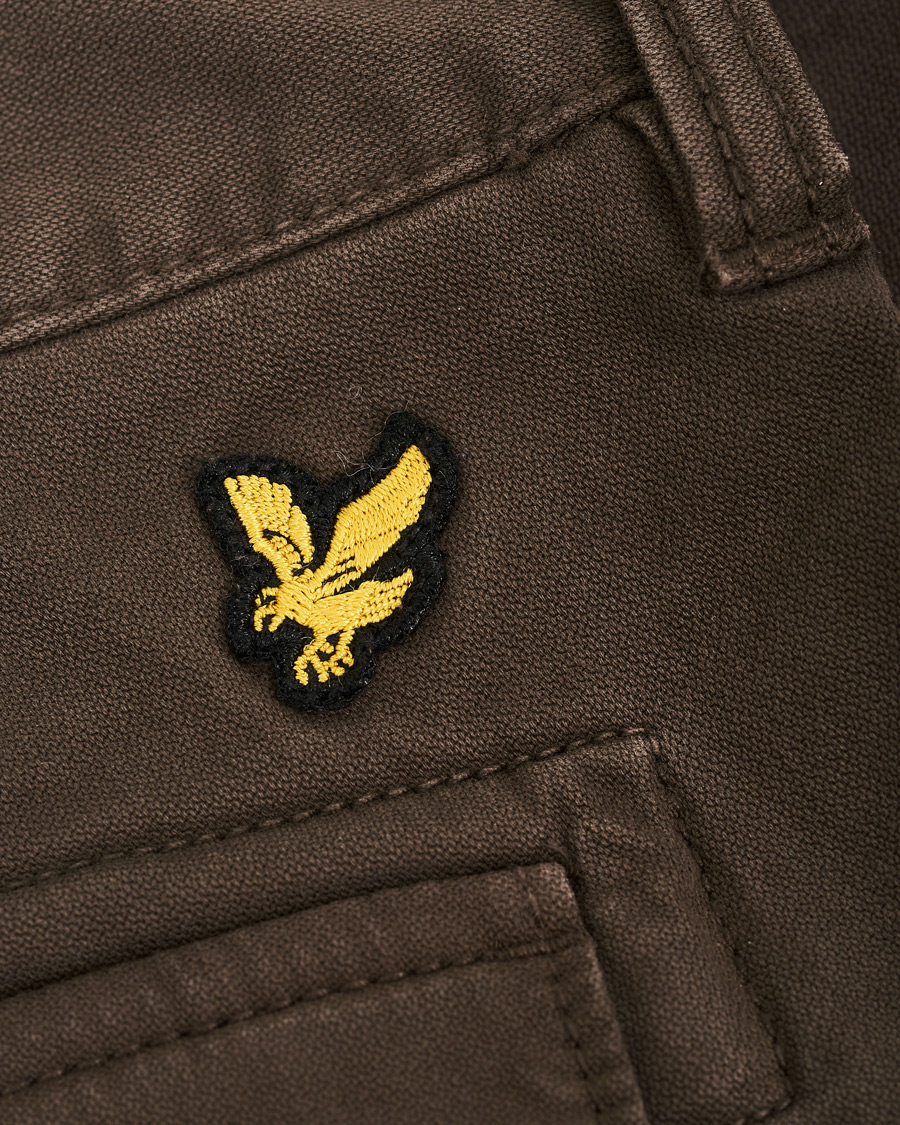 Men | Trousers | Lyle & Scott | Cargo Pants Trek Green