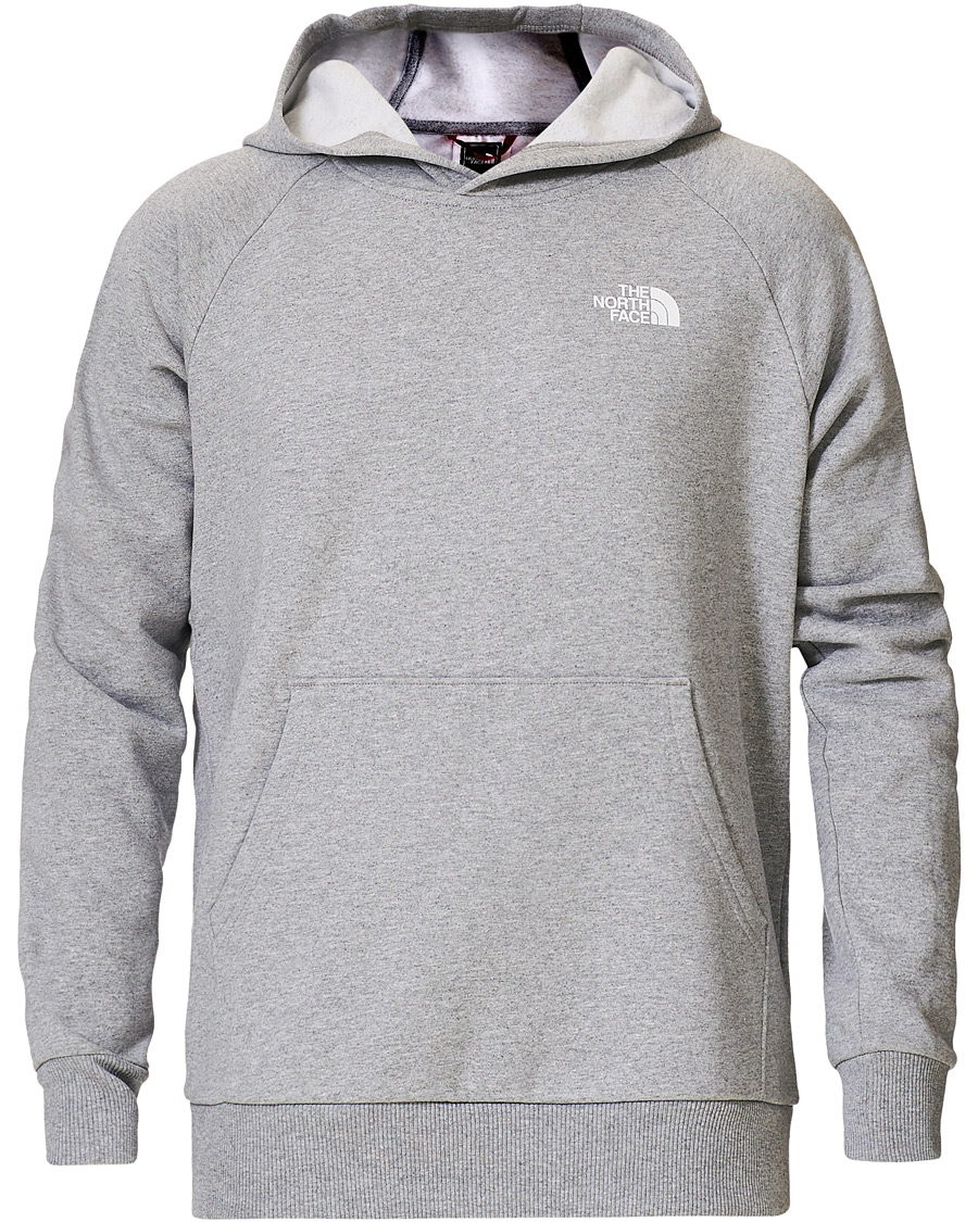 Men | Sweaters & Knitwear | The North Face | Raglan Redbox Hoodie Grey Heather