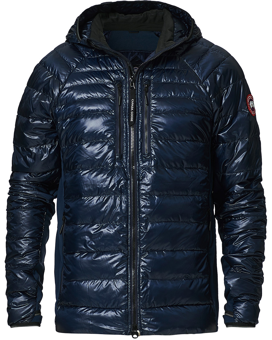 Men | Coats & Jackets | Canada Goose | Hybridge Lite Hooded Jacket Atlantic Navy