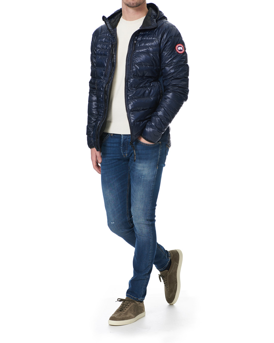 Men | Coats & Jackets | Canada Goose | Hybridge Lite Hooded Jacket Atlantic Navy
