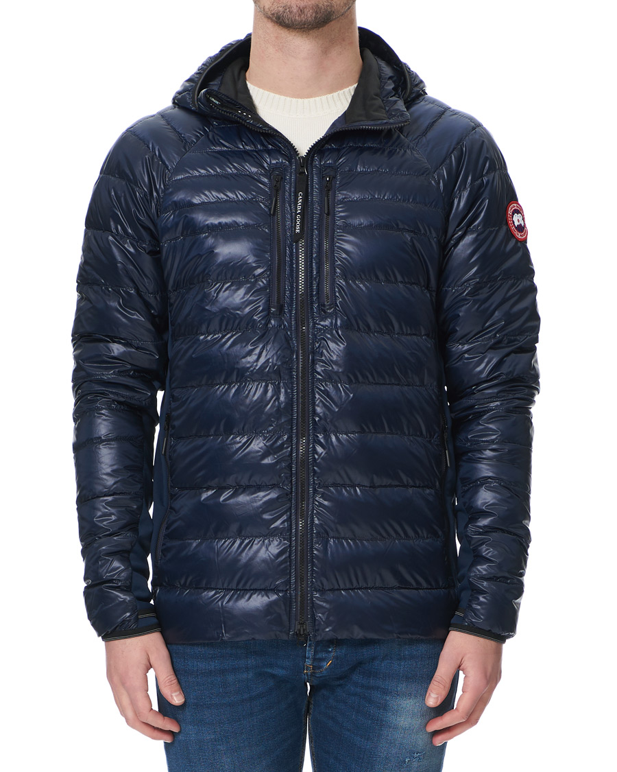 Men | Coats & Jackets | Canada Goose | Hybridge Lite Hooded Jacket Atlantic Navy