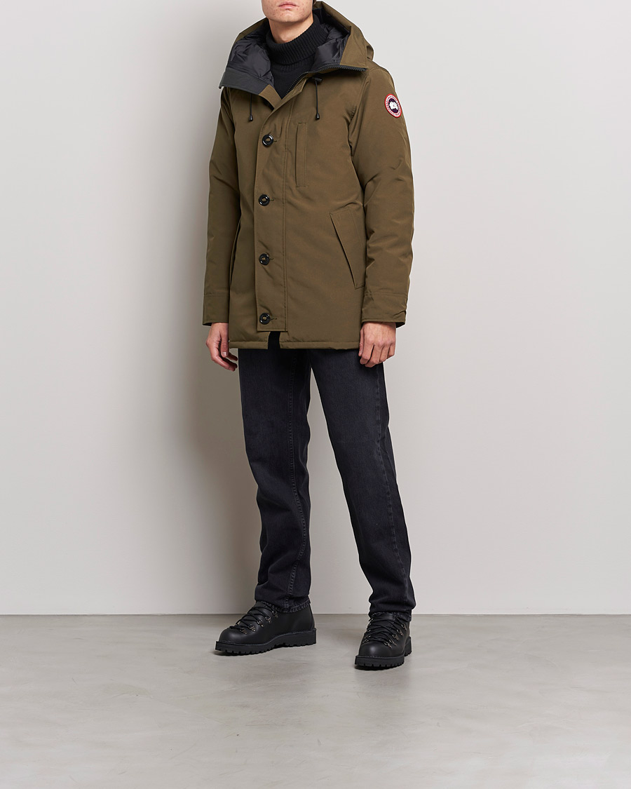 Men | Coats & Jackets | Canada Goose | Chateau No Fur Parka Military Green