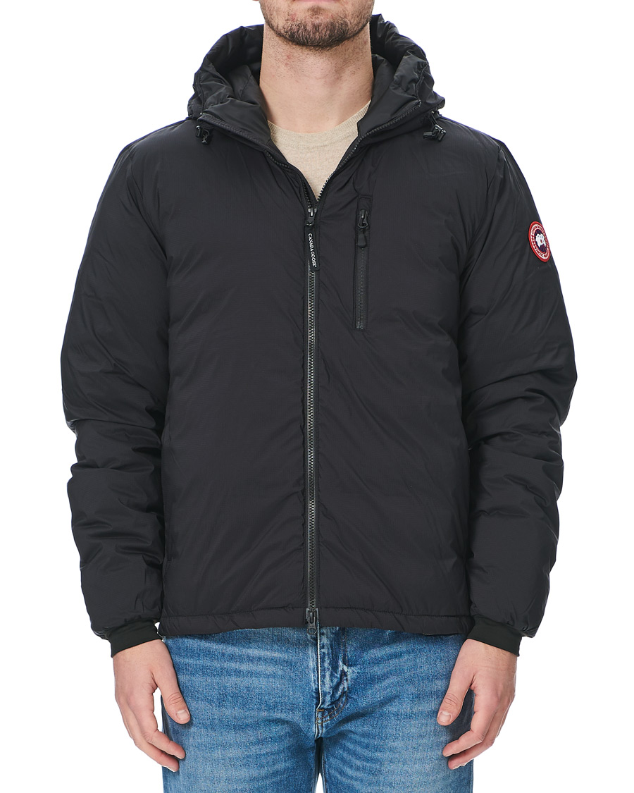 Men | Coats & Jackets | Canada Goose | Lodge Hooded Jacket Black