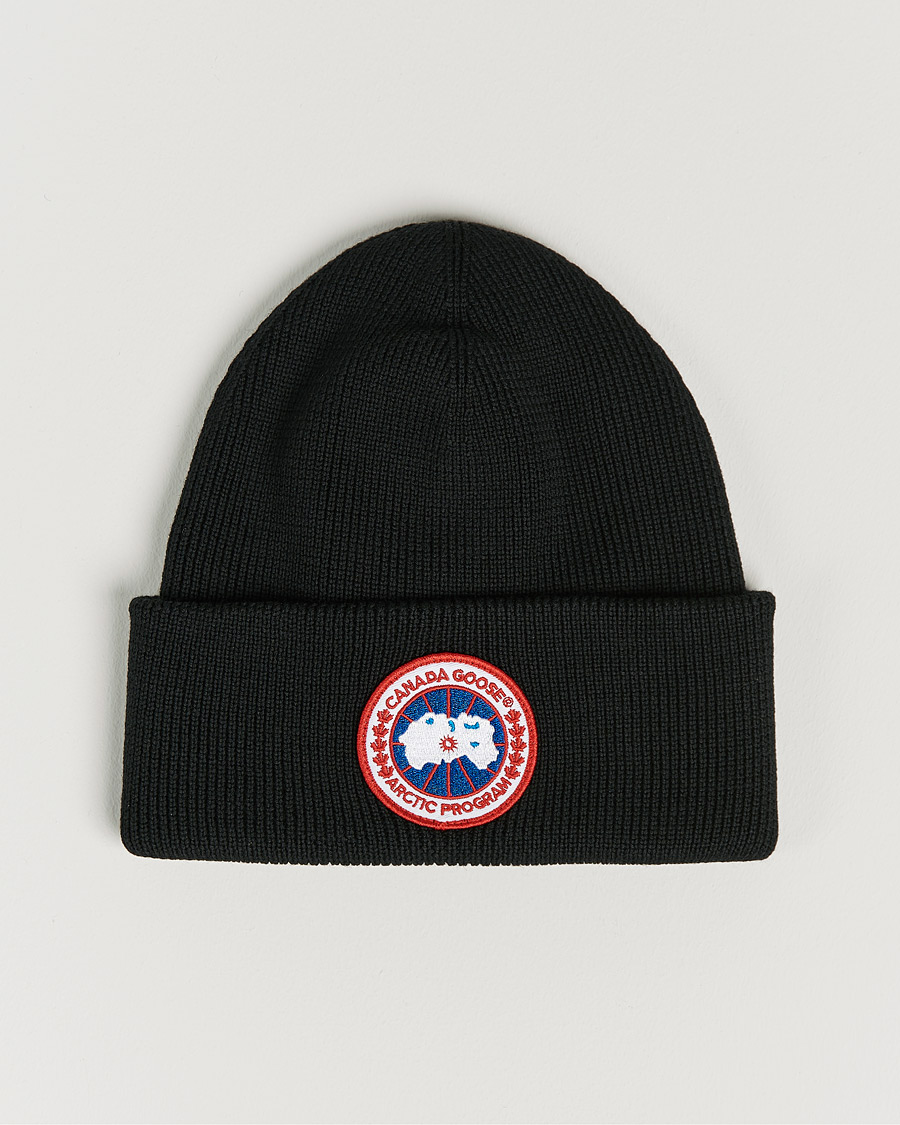 Men | Canada Goose Arctic Disc Toque Black | Canada Goose | Arctic Disc Toque Black