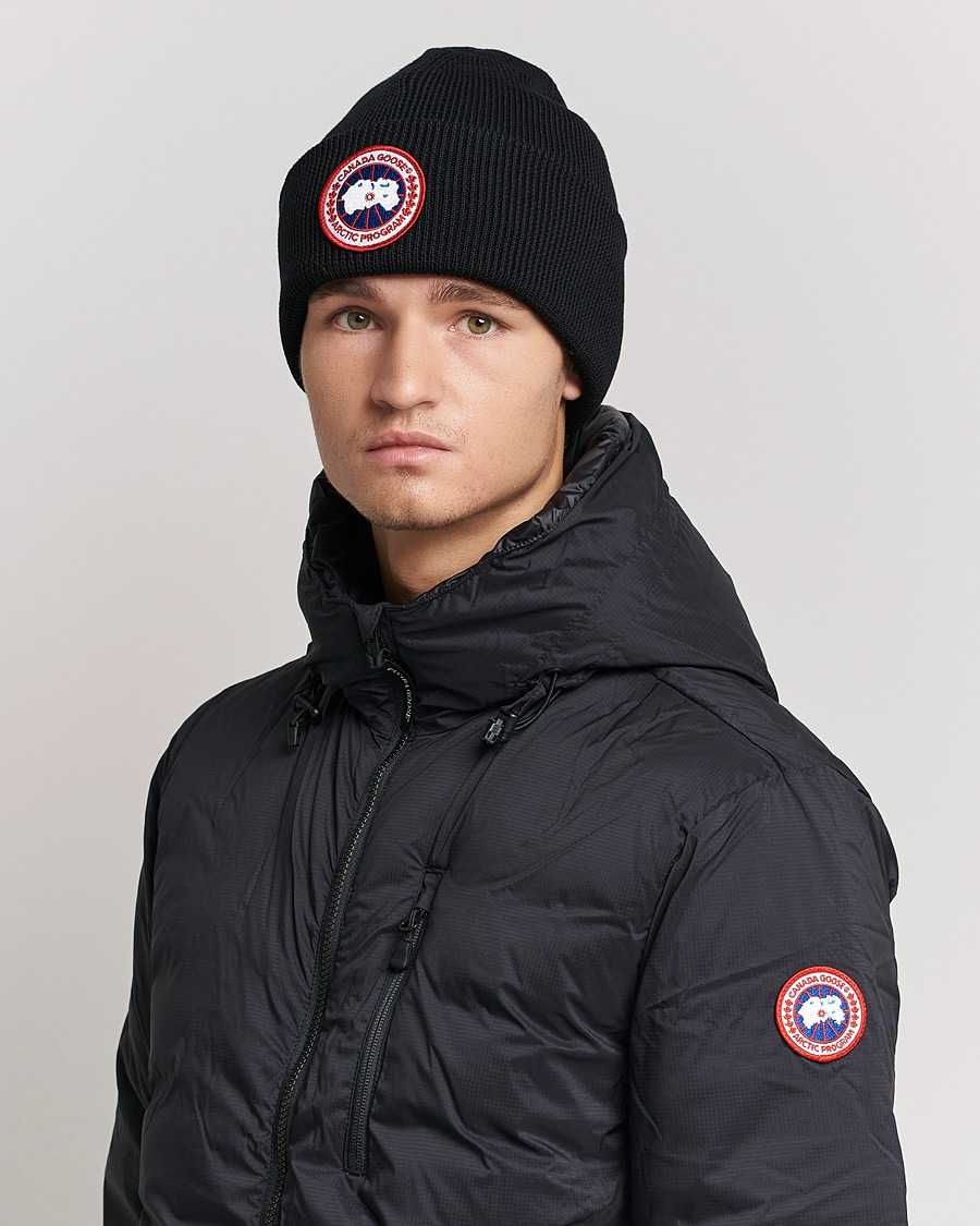Men | Canada Goose Arctic Disc Toque Black | Canada Goose | Arctic Disc Toque Black
